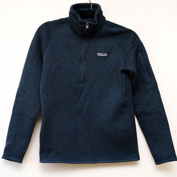 Patagonia blue better sweater S 1/4 zip pullover - Picture 1 of 8